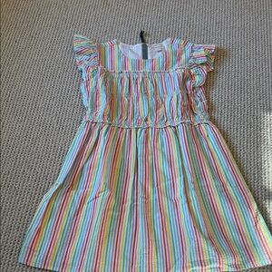 Crewcuts Multicolor Striped Kids Dress
